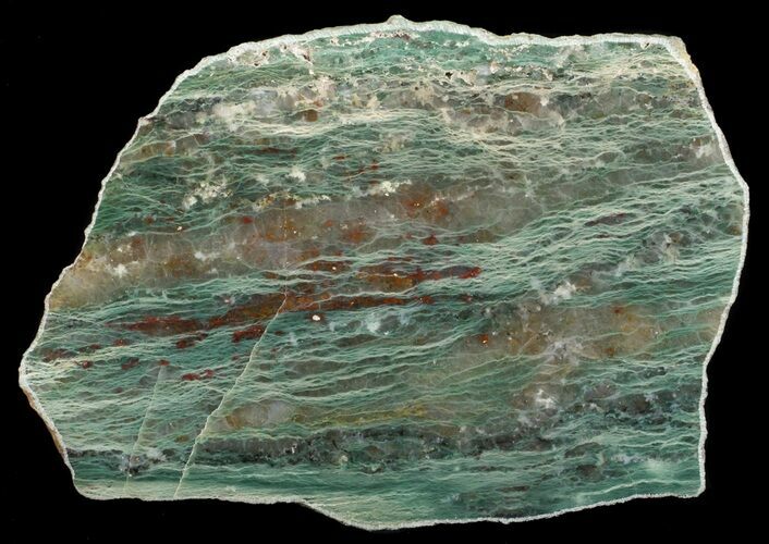 Polished Fuchsite Chert (Dragon Stone) Slab - Australia #70857